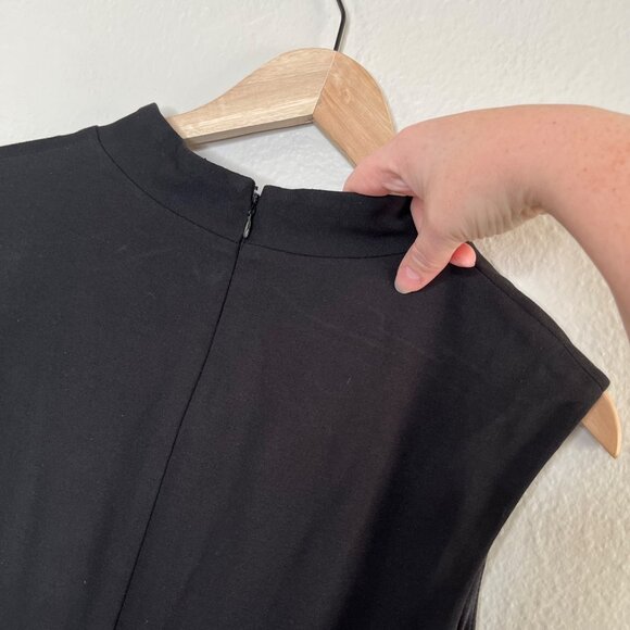 Kasper Womens V-Neck Sleeveless Sheath Dress Size 12 Business Professional - Picture 9 of 12